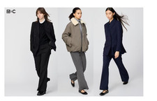 UNIQLO : C Flared pants Women's 479702 GRAY BLACK NAVY Japan New 2025 AW