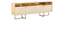 Esszimmer Goldene Anrichte LuxuriöSe KüChen Kommode Stilvolles Sideboard