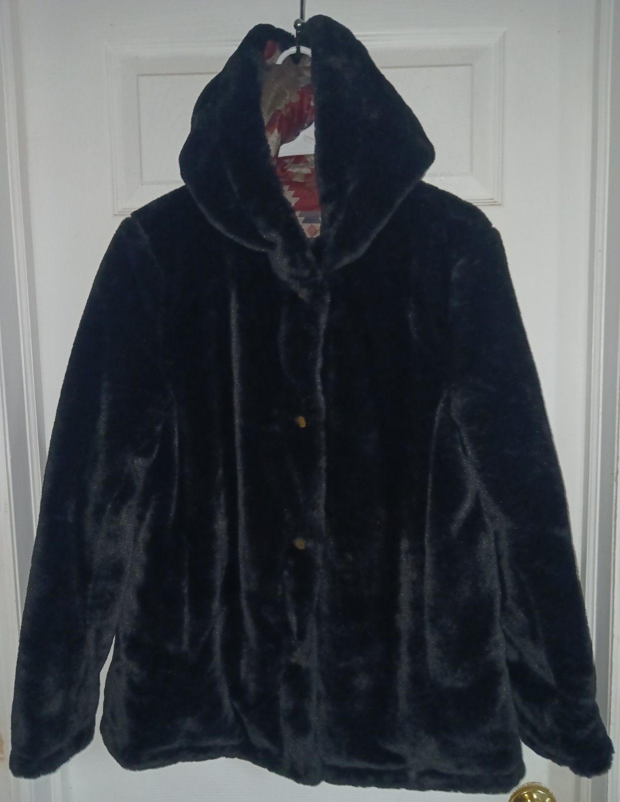 Pendleton Women's Reversible Coat M Button Down T… - image 6