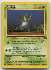 Oddish 58/64 Jungle Unlimited Pokemon Lightly Played 5