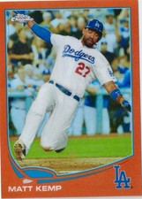 2013 Topps Chrome - Matt Kemp #20 Orange Refractor