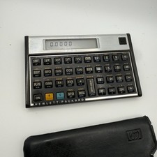 HP 11C Scientific Calculator with Slip Case Working Condition New Batteries