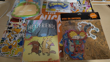 The Nick Box Summer 2016 Cat Dog Rugrats cards and patches brand new