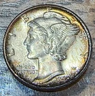 1940-S Mercury Dime Nice Original Choice BU Near Full Bands CHRC