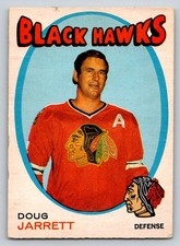 1971-72 O-Pee-Chee #208 Doug Jarrett Low Grade (ref 215931)