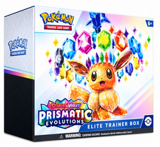 Pokemon S&V Prismatic Evolutions Factory Sealed Elite Trainer Box