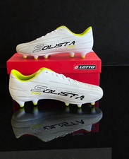 Lotto Solista 700 IX FG Soccer Cleats Green Gray Unisex Size 10 11