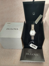Image of BULOVA 96L212 Women's Crystal Bracelet Watch. BNIB with tags (rrp£199)