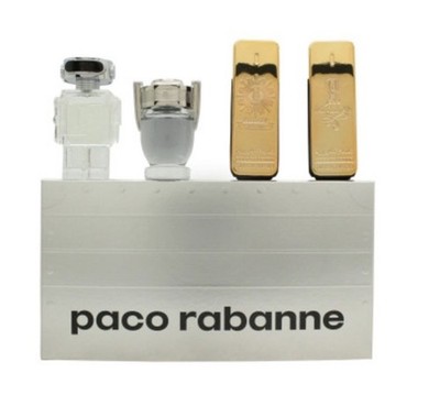 Paco Rabanne 4pcs Travel Retail Exclusive For Him 5ml / 0.17oz Each 4 Mini New
