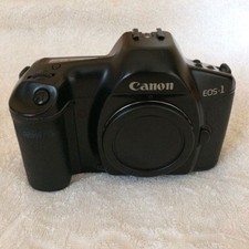 Canon EOS-1 Film SLR Camera Classic Model with Manual and Minor Wear