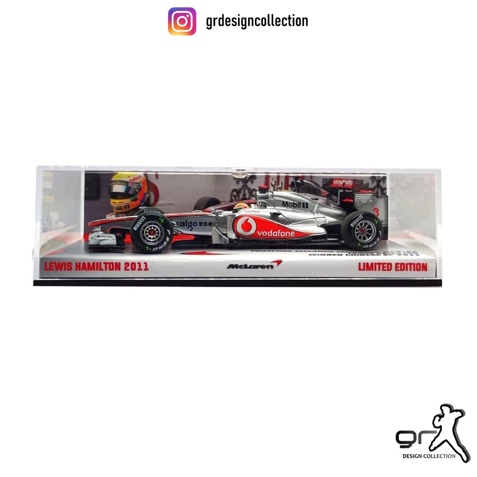 Lewis Hamilton - McLaren MP4-26 - F1 Winner Chinese GP 2011 / Minichamps  1:43 - Immagine 2 di 4