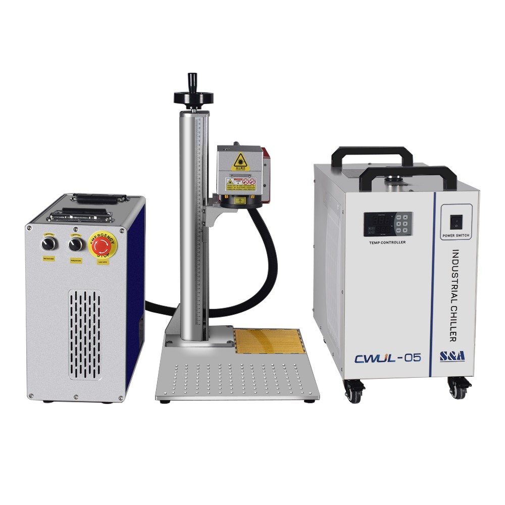 5W UV Laser Engraver Laser Marking Machine Marker JPT UV Laser Water Chiller