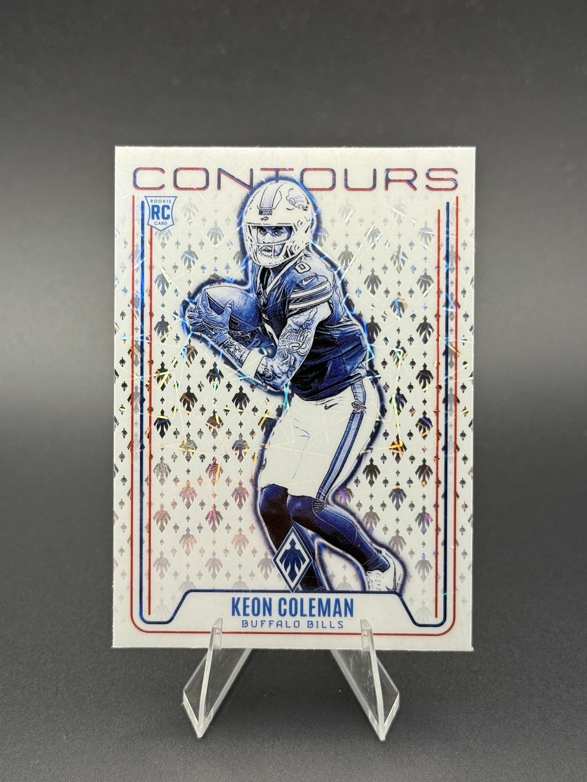 2024 Panini Phoenix - Contours Keon Coleman #CON-KCN Lazer (RC)