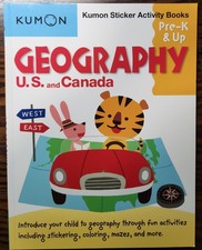 Kumon Geography US & Canada PreK & Up Workboo...