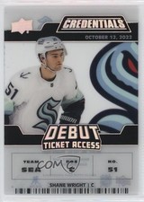 2022 Upper Deck Credentials Debut Ticket Access Acetate 108/249 Shane Wright u8k