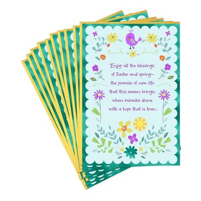 Hallmark Dayspring Pack of Religious Easter Cards, Blessings 10 Cards with En...