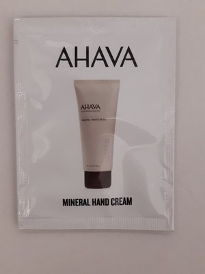 AHAVA Mineral Hand Cream Creme Handpflege 4 ml Probe