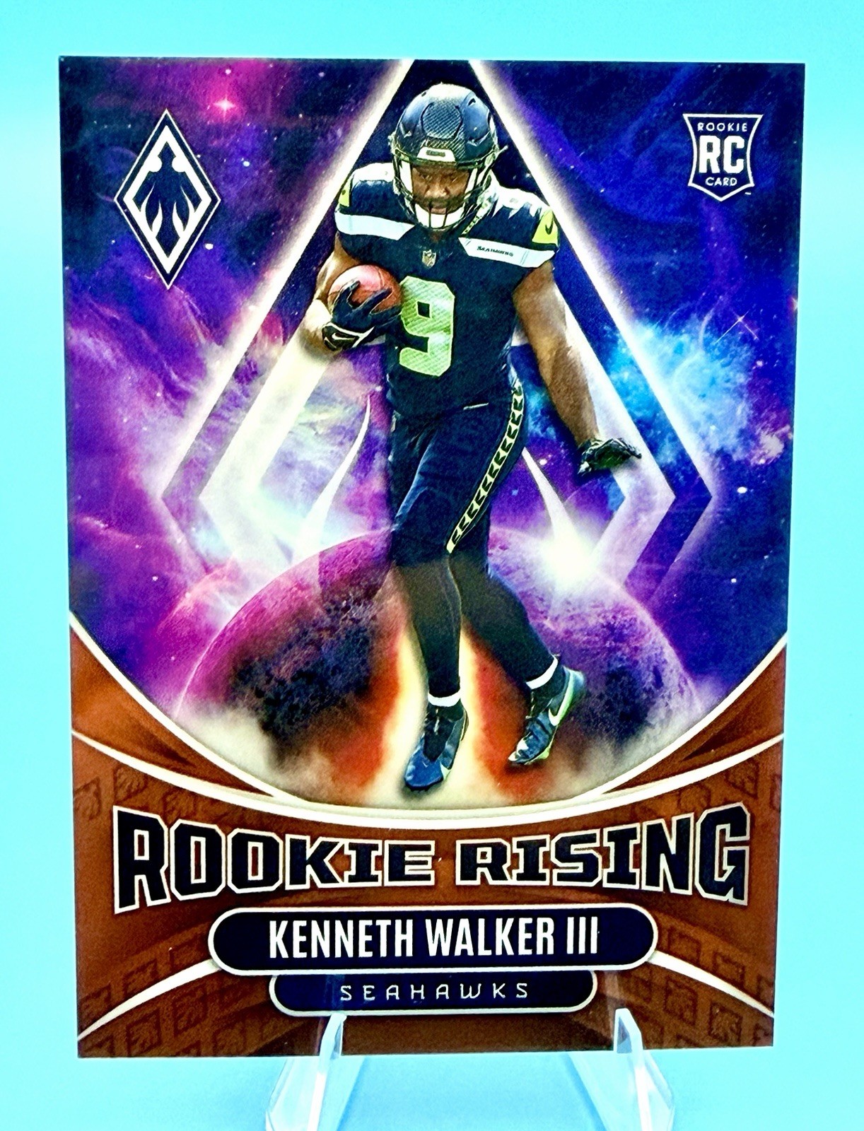 Kenneth Walker III Panini Phoenix Rookie Rising #RIS8 Orange