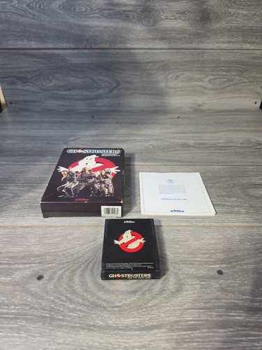original GHOSTBUSTERS complete in box atari 2600 film movie game MINT - Tested