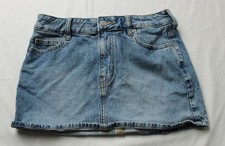 Pacsun Women's Light Wash Denim Micro Mini Slim Fit Skirt LB3 Light Blue Size 25