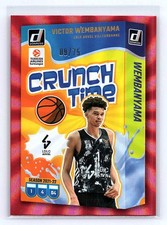 Victor Wembanyama 2024-25 Donruss EuroLeague #2 Crunch Time Red Laser #/75