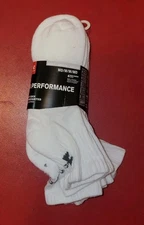 4 Pair Under Armour Socks Low Cut Performance Med White M 4 To 8.5 W 8 To 10.5