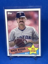 2020 Topps - 1985 Topps Baseball All-Stars Wade Boggs #85AS-21 Boston Red Sox