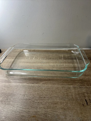 Vintage Pyrex 234 Clear 4.8QT 4.5L 15x10x2in Baking Dish Made In USA