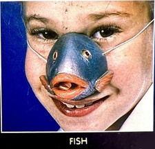 Fish Nose Animal Sea Ocean Fancy Dress Up Halloween Child Costume Accessory