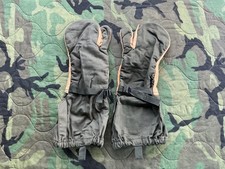 USMC Army Military Surplus Winter Leather Mittens Gloves MEDIUM 1983 Cold War GI