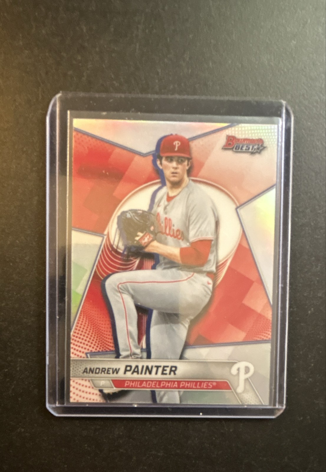2025 Bowman’s Best Andrew Painter RC Refractor TP-11 Philadelphia Phillies