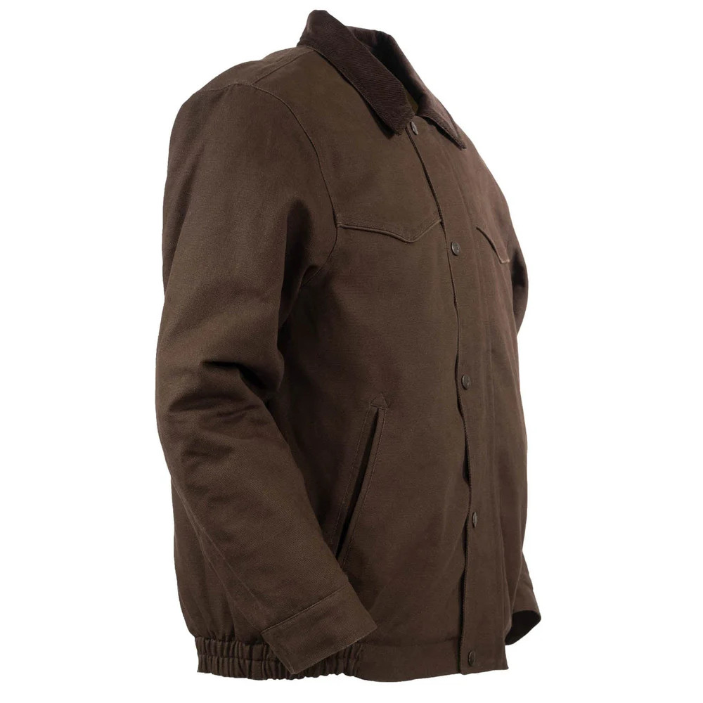 Outback Trading Company Men's Canvas Trailblazer Brown Jacket 29826-BRN image 3