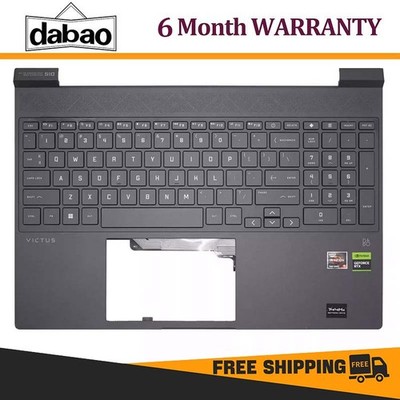 NEW HP Victus 15-FA 15T-FA 15-FB 15Z-FB Palmrest Backlit Keybaord N13298-001 US