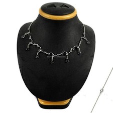 Solid Sterling Silver Natural Amethyst February Cluster Sisters Gift Necklace