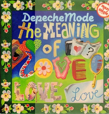 Depeche Mode The Meaning Of Love RED SPINE ORIGINAL Vinyl Single 12inch Mute