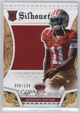 2013 Panini Crown Royale Rookie Retail Silhouettes 8/299 Quinton Patton #30 4m3