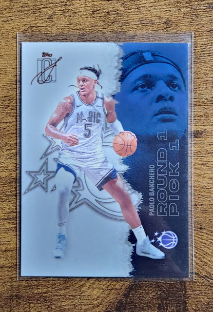 Topps 2025-26 Signature Class Round 1 Pick 1 Paolo Banchero Magic #64 RC