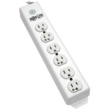 Tripp Lite by Eaton Safe-IT Medical-Grade Power Strip UL 1363 6x Hospital-Grade