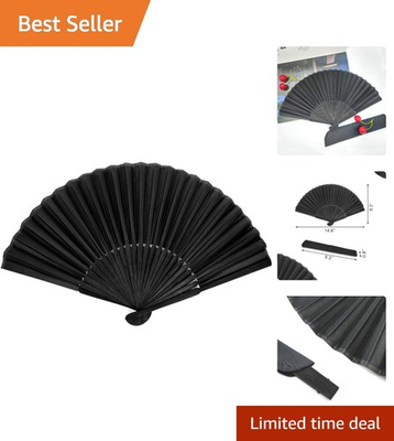 #ad Portable Handheld Bamboo amp; Silk Fan Perfect for Festivals and Celebrations $9.99