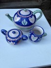 Solimene Ceramic Blue Tea Set — photo 6