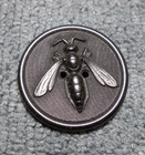 Antique Goodyear Rubber 1851 Picture Button WASP COMPANY — photo 1