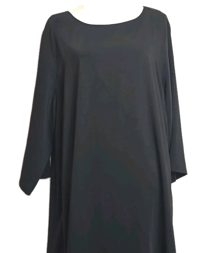 Vestido Caroline Rose negro para mujer 2X Foto 3 de 4