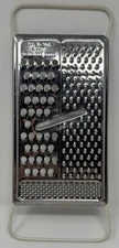 Vintage Foley All In One Grater Shredder Zester Stainless Steel