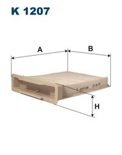 FILTRON INNENRAUMFILTER PARTIKELFILTER passend für CITROËN C1 PEUGEOT 107