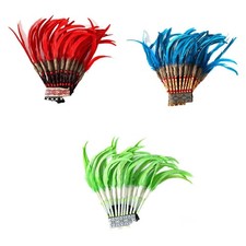 American Chief Indian Headpiece Feather Headdress for Cosplay Party Carnival