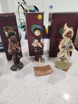 Lot of 3 Boyd's Bears Folkstone Collection Polaris & Star, Hemmingmoose, Snowmom