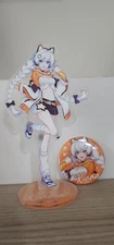 Kiana Kaslana Honkai Impact 3rd Acrylic Stand And Badge Lot