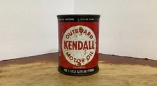 Vintage Kendall Outboard Motor Oil 8oz Can