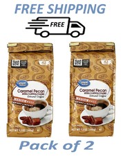 (PACK OF 2) Great Value Caramel Pecan Ground Coffee, 12 oz 6.65 per pound