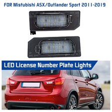 2X For Mistubishi ASX/Outlander Sport 2011-2019 License Number Plate Lamp Lights
